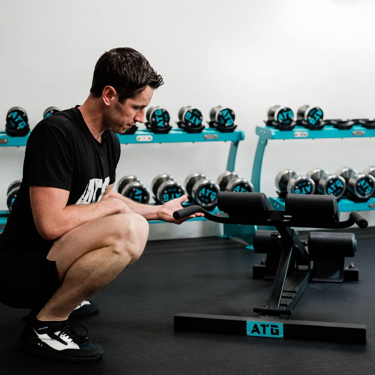 A coach on ATG equipment